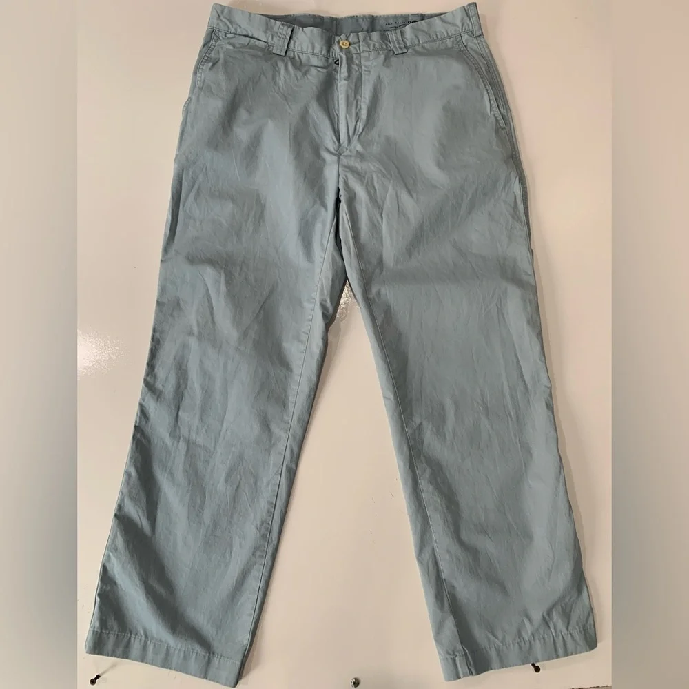 Polo Ralph Lauren Powder Blue Pants Men’s 34x32 Cotton Classic Preppy